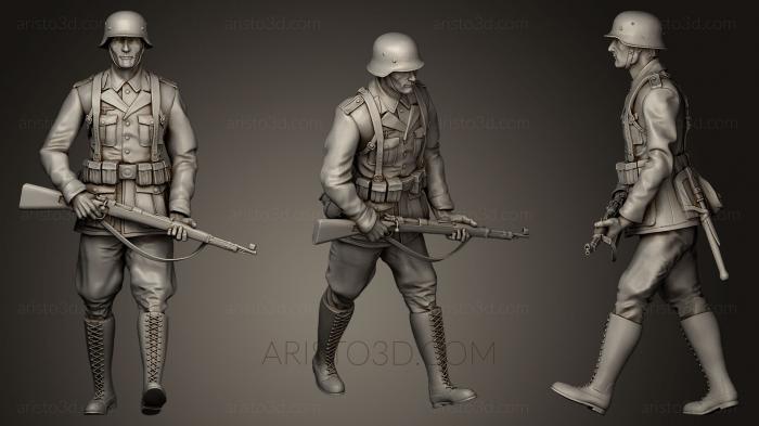 Military figurines (STKW_0196) 3D model for CNC machine